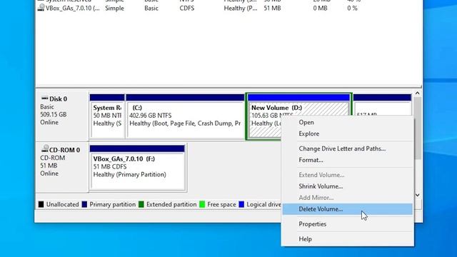 How to Delete a Drive Partition in Windows 10 PC or Laptop смотреть онлайн