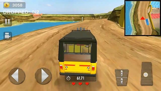 Offroad tourist tuk //Auto rickshaw taxi-android game play😱#auto tuk tuk#🎮🎮🎮🎮please one click video смотреть онлайн
