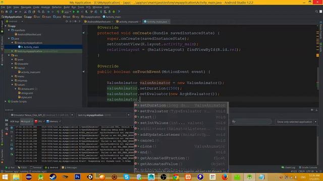 How To Animate colors in Android смотреть онлайн