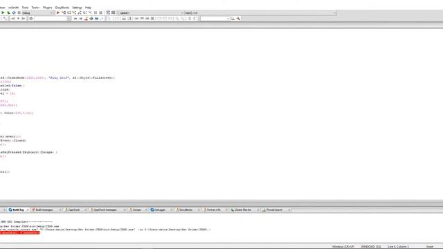 How to set Fullscreen and disable console window in SFML on codeblocks смотреть онлайн