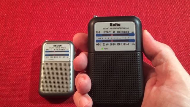 Pocket Radio Madness! Kaito KA200, Degen DE333, Scott RX8 Comparison