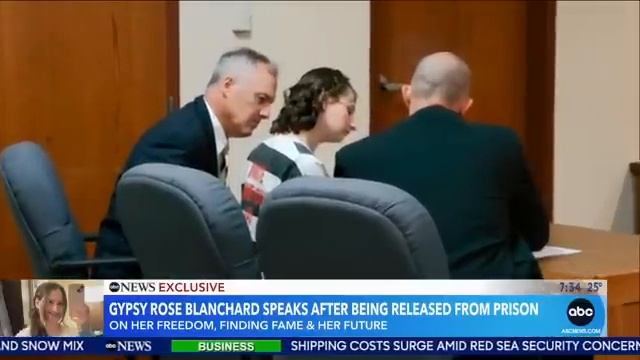Gypsy Rose Blanchard speaks out in 1st TV interview after being released from prison смотреть онлайн