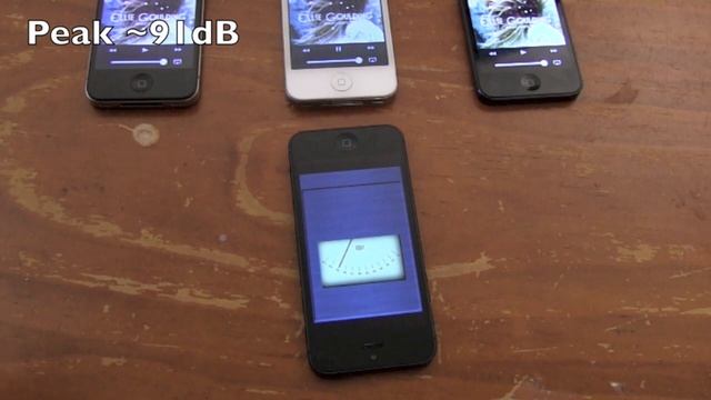 iPhone 5 vs 4 and 4s Decibel Test смотреть онлайн