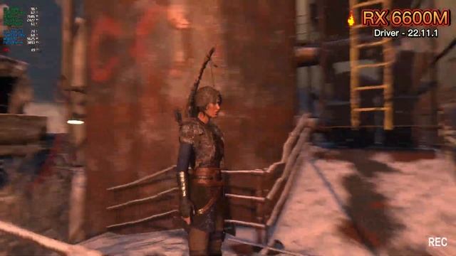 RX 6600M - 2666v3 Rise of Tomb Rider GAME PLAY ! смотреть онлайн