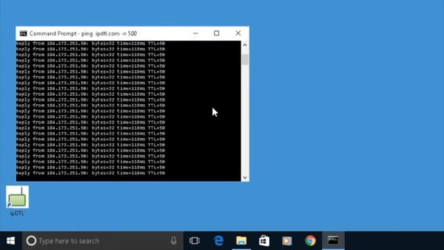 ipDTL Ping Test on Windows смотреть онлайн