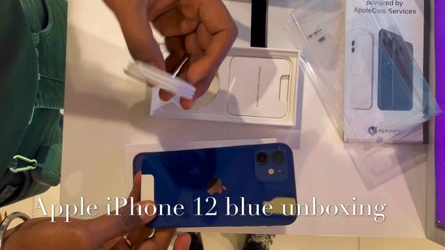 APPLE IPHONE 12 blue unboxing #apple#youtube#instagarm# смотреть онлайн
