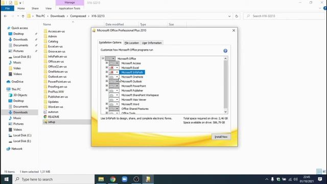 Cara Instal Microsoft Access 2010 смотреть онлайн