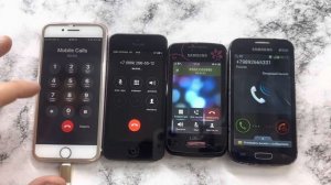 Old Phone Samsung GT-S7262, Samsung Wave y, iPhone 5, iPhone 7/ Reboot Phones/ Incoming, Outgoing
