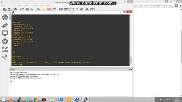 Loading an IOS image in GNS3 and basic configurations смотреть онлайн