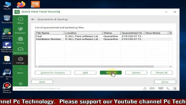How to Recover Deleted Files in hindi 2022 | How to restore files from quick heal Quarantine Folder смотреть онлайн