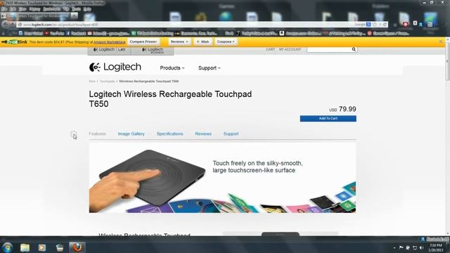 Logitech Rechargeable Touchpad T650 Review