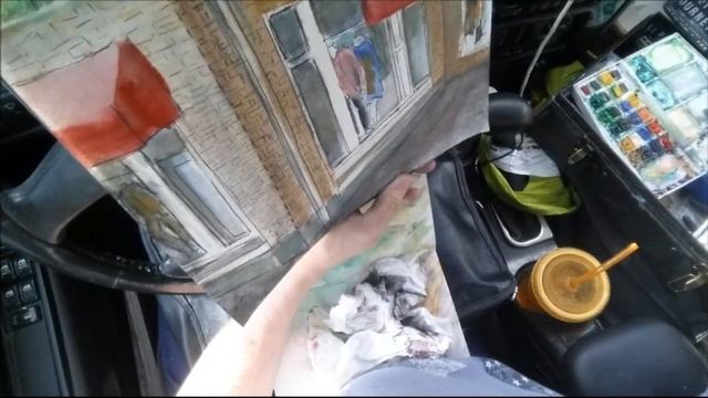 Urban Sketching, Store Window, Perspective Study, Part 6 of 8 смотреть онлайн