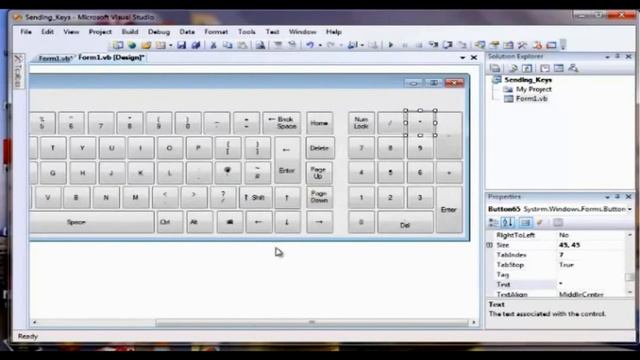 Create On Screen Keyboard in Visual Basic смотреть онлайн