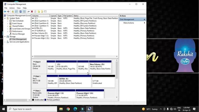 How to Create Partition in Windows 7/ 8/ 10/ 11 | Hard Disk Partition kaise kare | смотреть онлайн