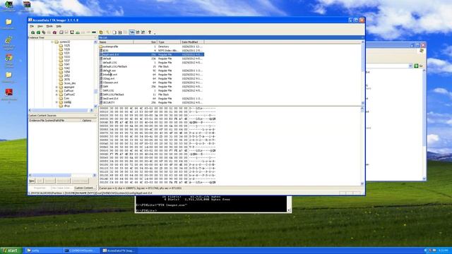 Grabbing Contents from System32\Config Using FTKImagerLite смотреть онлайн