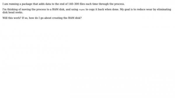 How do I create a RAM disk on Linux Mint?