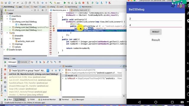 33 Bài 23 Hướng dẫn Debug trong Android Studio смотреть онлайн