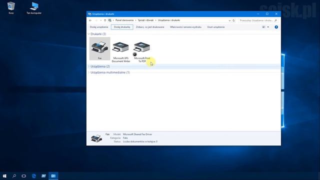 Windows 10: Dodawanie drukarki Microsoft PDF i drukowanie do pliku PDF. смотреть онлайн