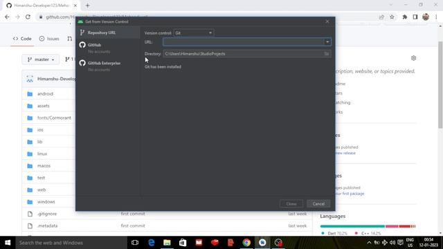 GitHub Tutorial | How to Import GitHub Projects | Step by Step | Hindi Full GitHub Tutorial | 2023 смотреть онлайн