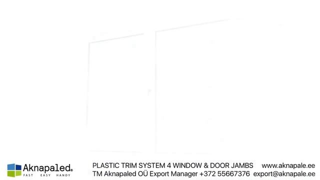 PLASTIC TRIM SYSTEM 4 WINDOW & DOOR JAMBS смотреть онлайн