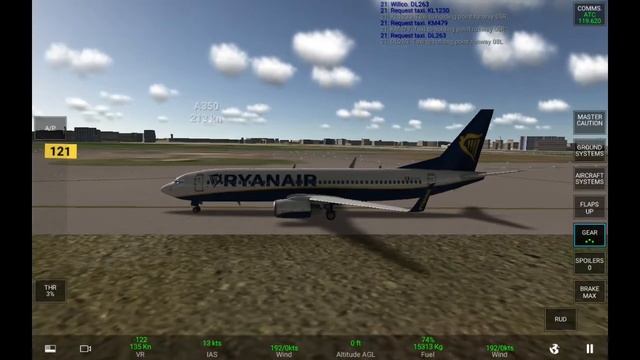 Tuto atterrissage Parfait avec le BOEING 737 ( RFS REAL FLIGHT SIMULATOR ) смотреть онлайн