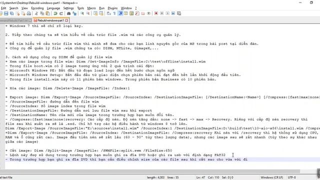 Hướng dẫn rebuild bộ cài Windows – Phần 1 смотреть онлайн