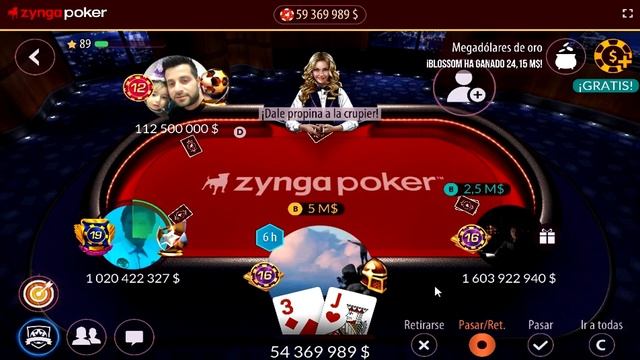 Zynga Poker #88 - Creía que era un BOT... смотреть онлайн