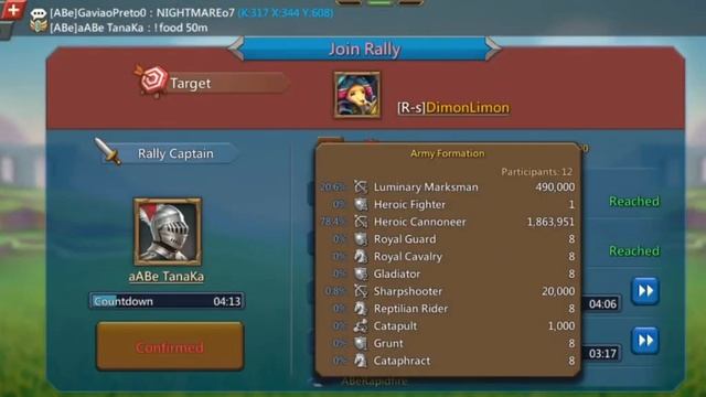 Lords Mobile - T4 rally trap Shield Drop.. all t4 troops dead смотреть онлайн