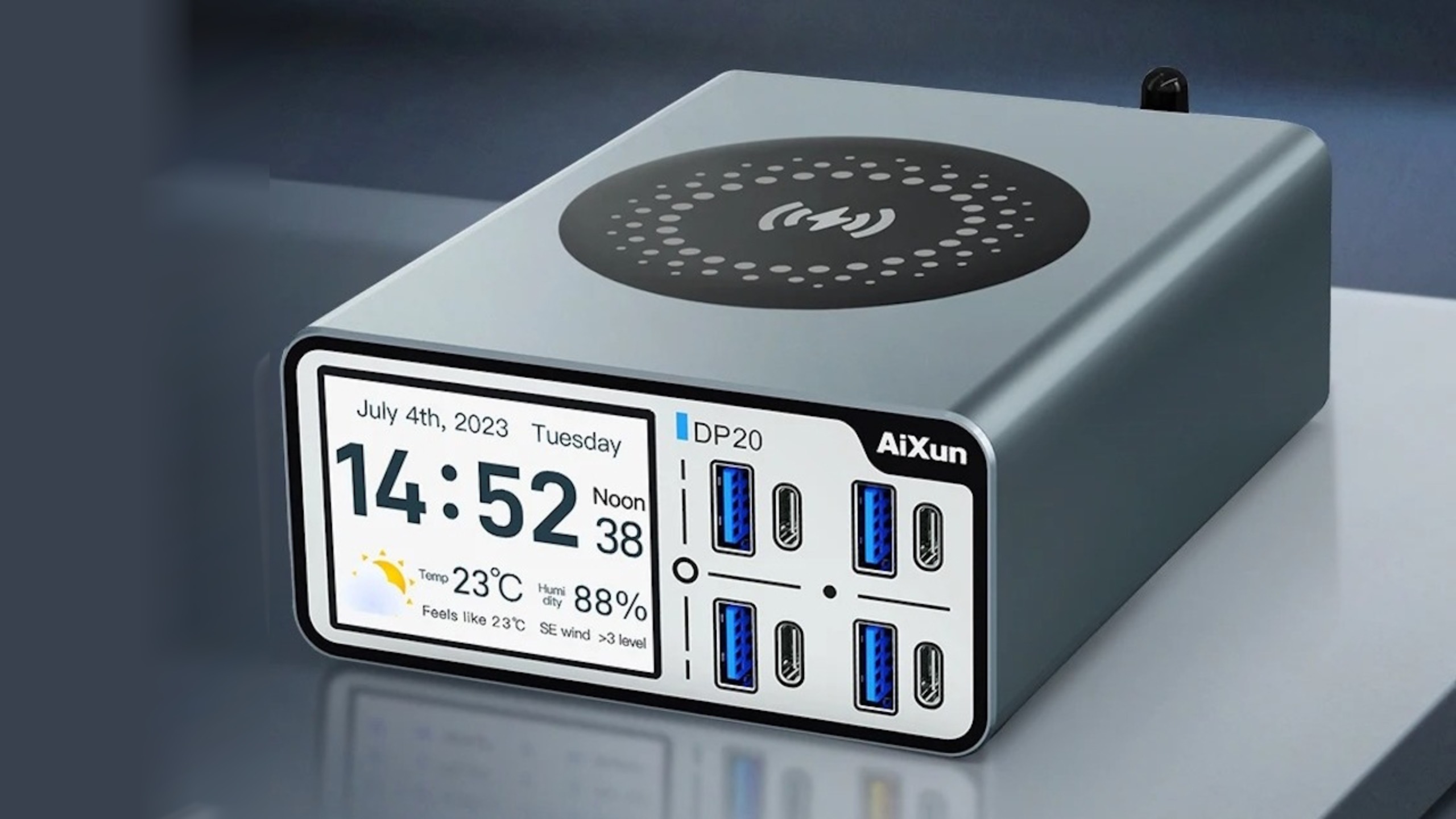 AiXun DP20 обзор настольного зарядного устройства смотреть онлайн