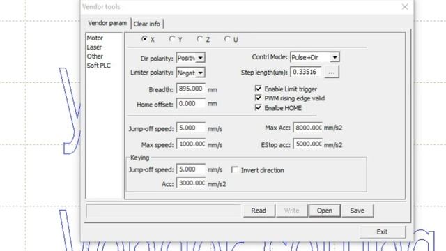RDWorks Урок 3: настройки контроллера (vendor settings), устранение погрешностей реза смотреть онлайн