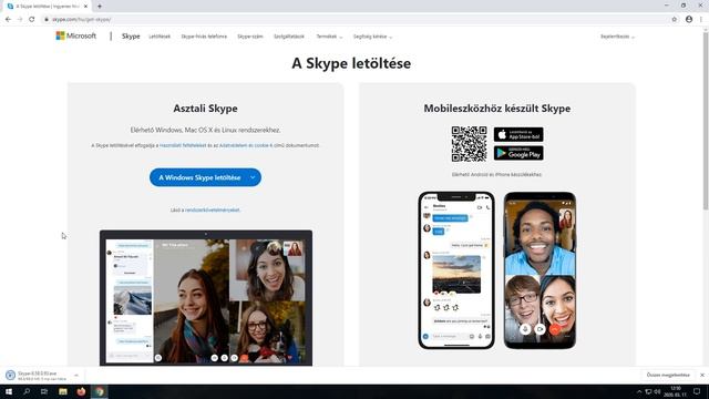A Skype letöltése és telepítése a Windows 10 alatt. смотреть онлайн