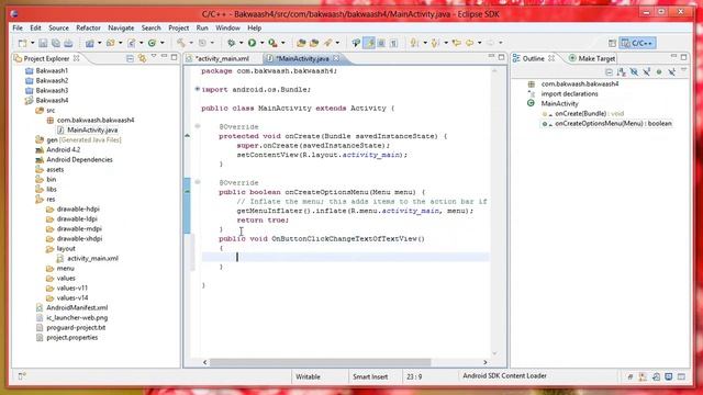 Android Tutorial Displays How to Change Text of a TextView Control on an Android Activity смотреть онлайн