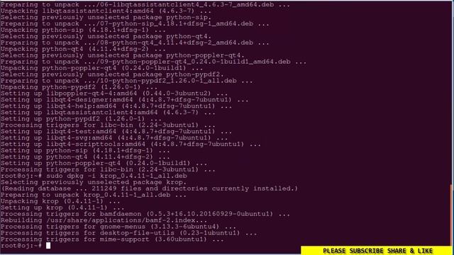 How to Install Krop PDF Crop Tool on ubuntu 16 смотреть онлайн