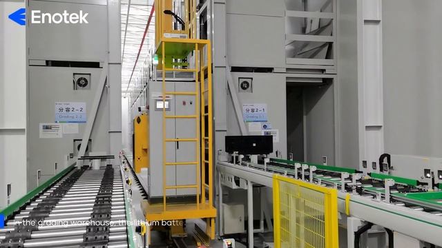 Case Studies Enotek - Lithium Battery Intelligent Storage System _ New Energy Industry #automatedwar смотреть онлайн