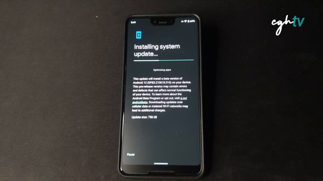Android 12 Beta 3.1 on Pixel 3 XL (Full Update Progress) смотреть онлайн