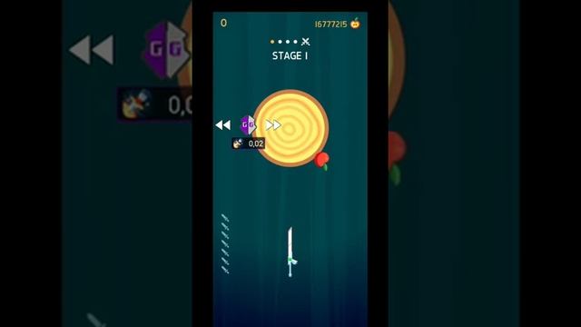 KNIFE HIT game hack unlimited apples and speed hack, game guardian no root. смотреть онлайн