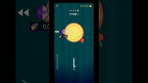 KNIFE HIT game hack unlimited apples and speed hack, game guardian no root.