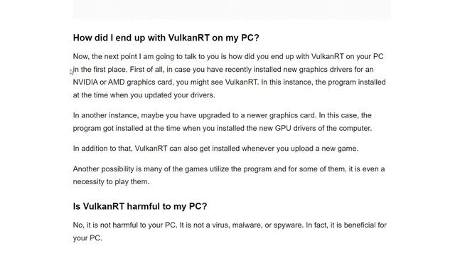What is VulkanRT Runtime Libraries - Is it a Virus? смотреть онлайн