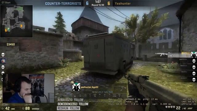 Micsoda 1v5 AgeNt-től | CS:GO Pillanatok смотреть онлайн