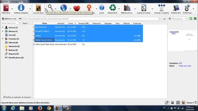 Tutorial - Convertir archivos pdf a epub con Calibre смотреть онлайн