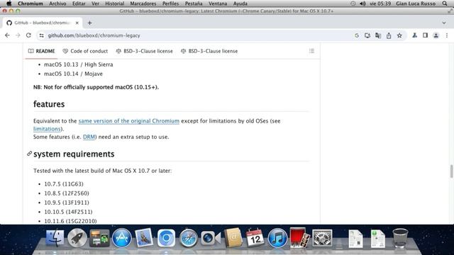 Legacy Chromium the best browser for OS X 10.7 and later? смотреть онлайн