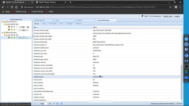 How to track someone location. | Track Android | Track PC |BeEF framework смотреть онлайн