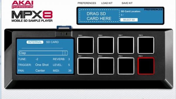 Akai MPX8 - Creating a custom kit with the Editor software