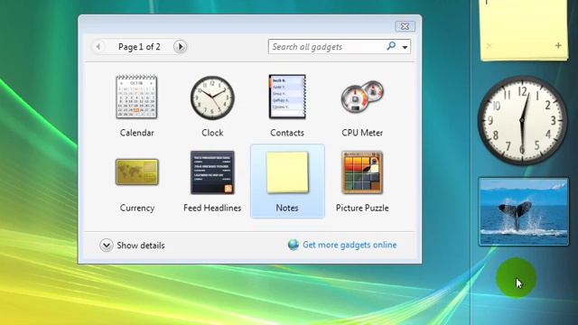 How to use Windows Sidebar in MS Windows Vista смотреть онлайн