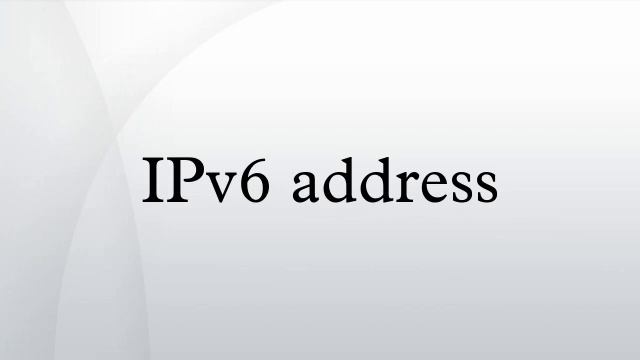 IPv6 address смотреть онлайн