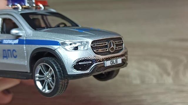 Mercedes-Benz GLE II(W167)'2018 Полиция ДПС. Модель 12см. Технопарк
