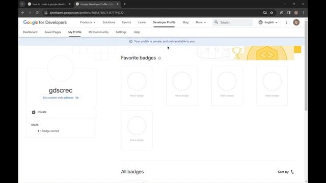How to create a Google Developers Profile | GDSC REC | Android Camp смотреть онлайн