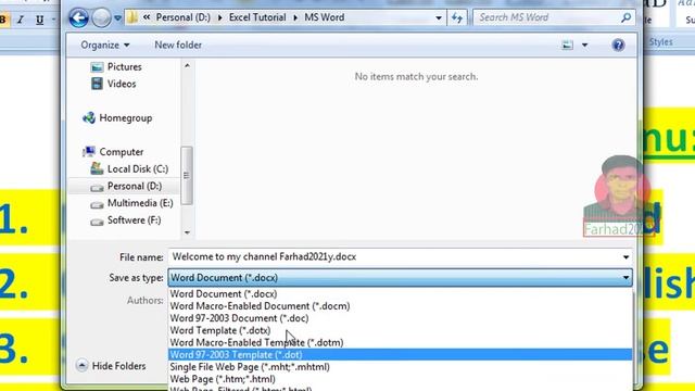Learn Microsoft Office Word 2007 Tutorial 02|Office Button, File Menus|Microsoft Office| Farhad2021 смотреть онлайн