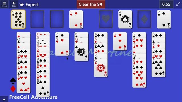 FreeCell Adventure Game #18 | October 9, 2023 Event \ Expert смотреть онлайн