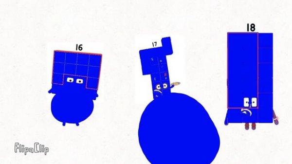numberblocks blueberry 16-20